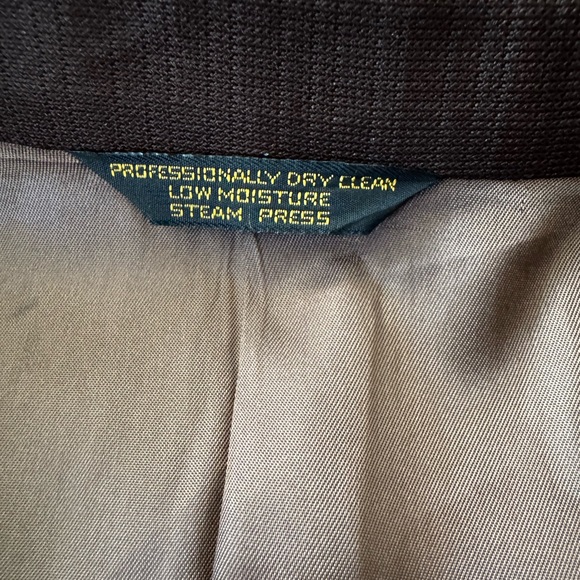 Vintage Prestige Western Suit Jacket & Vest 2pc Mens 46R Cowboy Rockabilly Brown - Picture 10 of 16